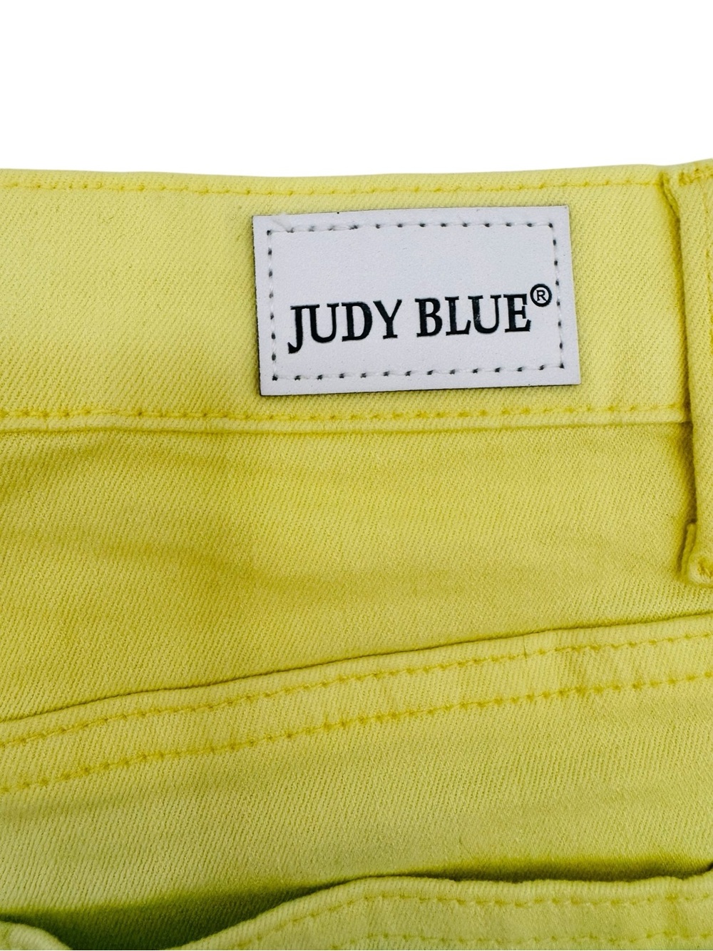 Judy Blue High Rise 11” Pastel Rainbow Dip Dye Shorts Stretch‎ Inseam 4” Size M - Picture 12 of 16